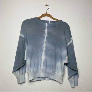 Blue tie dye sweater
